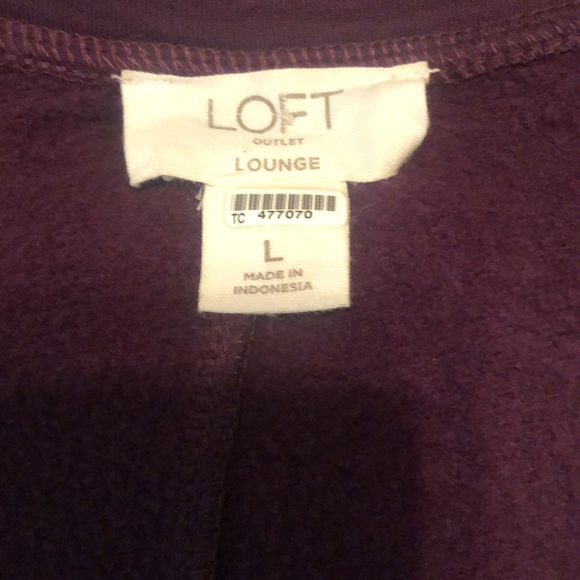 Dark purple sweater top - Picture 3 of 4